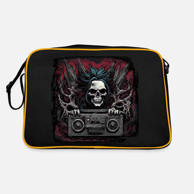 Radio / Analog / Music / Frequency / Speakers Retro Bag