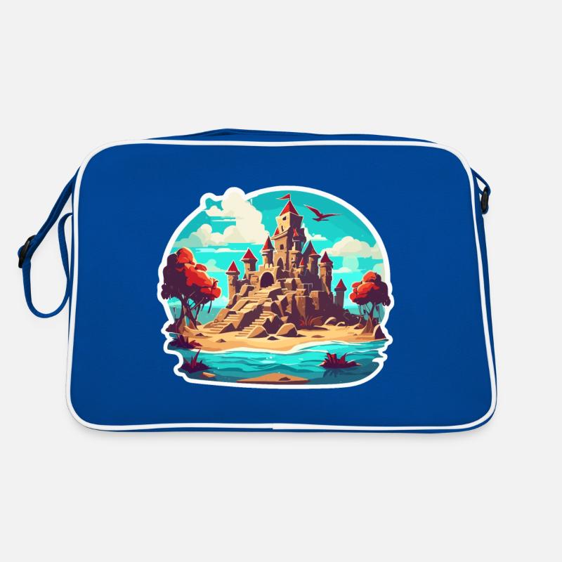 Sandcastle / Building / Playing / Castle / Holiday Retro Bag