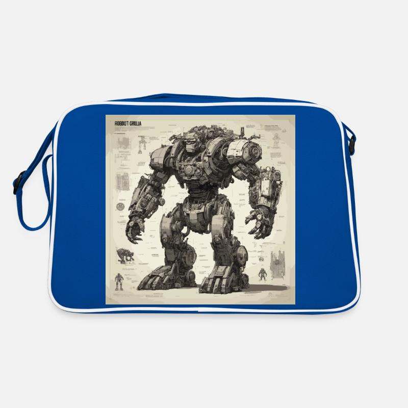 Plan / Sépia / Vintage / Rétro / Robot Sac Retro
