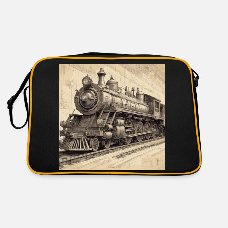 Plan / Sépia / Vintage / Rétro / Robot Sac Retro