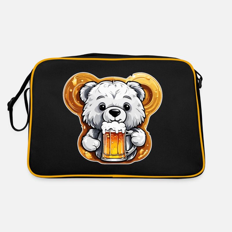 Teddybär / Kuscheltier / Stofftier / Geschenkidee Retro Tasche