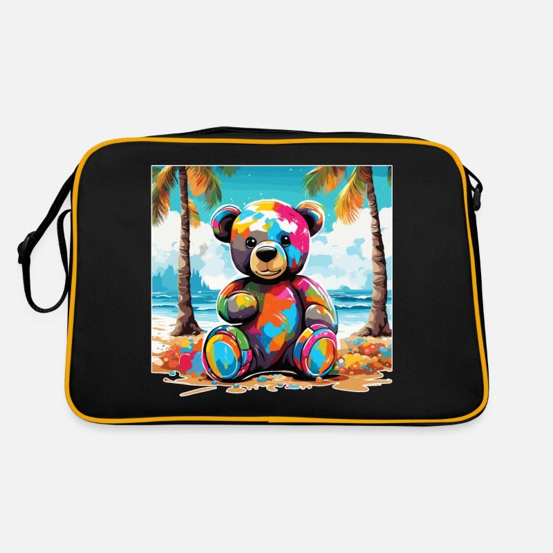 Teddybär / Kuscheltier / Stofftier / Geschenkidee Retro Tasche