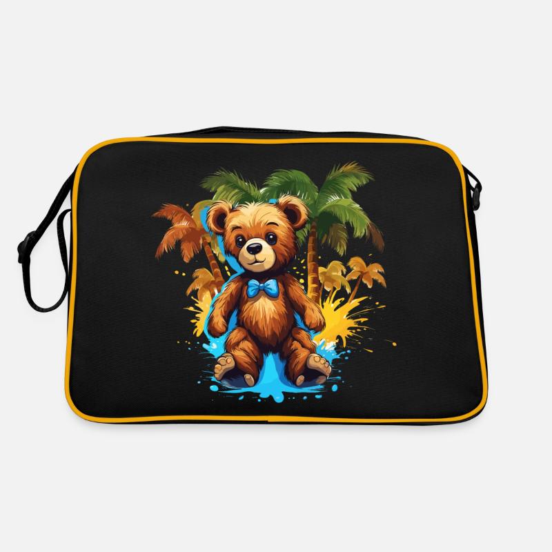 Teddybär / Kuscheltier / Stofftier / Geschenkidee Retro Tasche