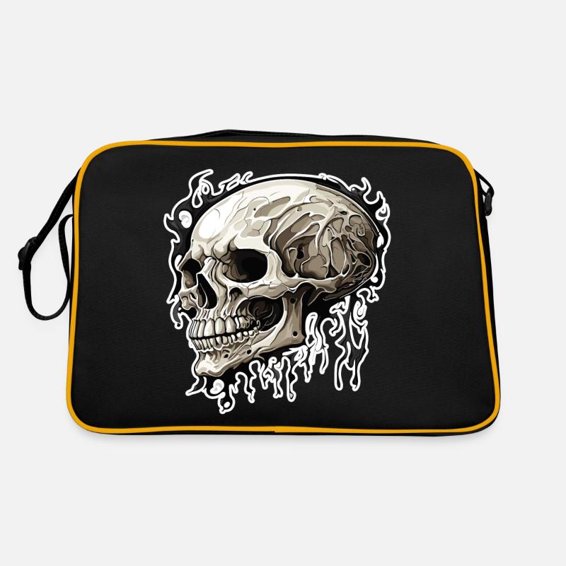 Skull / Skull / Skeleton / Gothic / Tattoo Retro Bag