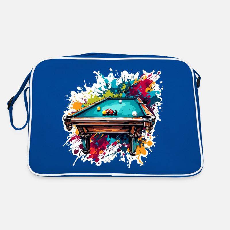 Billard / Boule de billard / 8 boules / billard / Kö Sac Retro