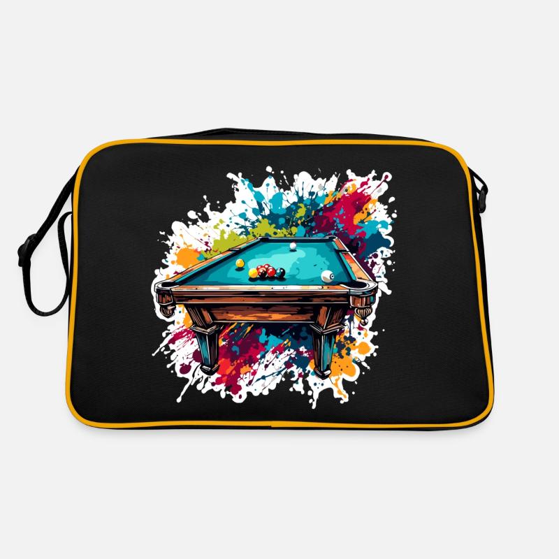 Billard / Boule de billard / 8 boules / billard / Kö Sac Retro