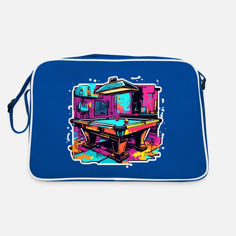 Billard / Boule de billard / 8 boules / billard / Kö Sac Retro