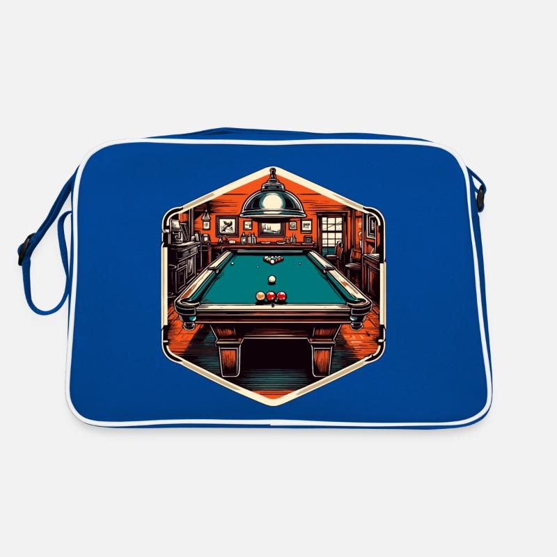 Billard / Boule de billard / 8 boules / billard / Kö Sac Retro