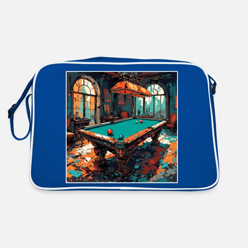 Billard / Boule de billard / 8 boules / billard / Kö Sac Retro