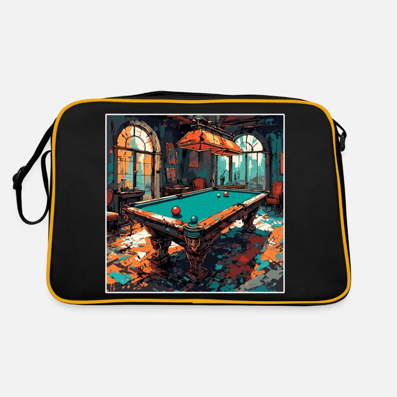 Billard / Boule de billard / 8 boules / billard / Kö Sac Retro