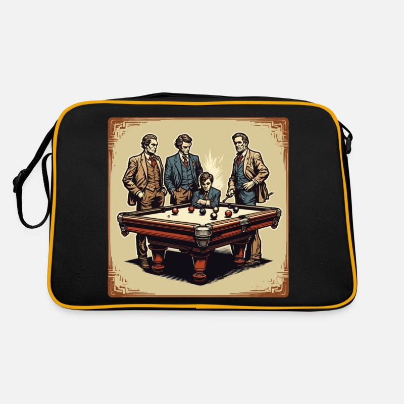 Billard / Boule de billard / 8 boules / billard / Kö Sac Retro