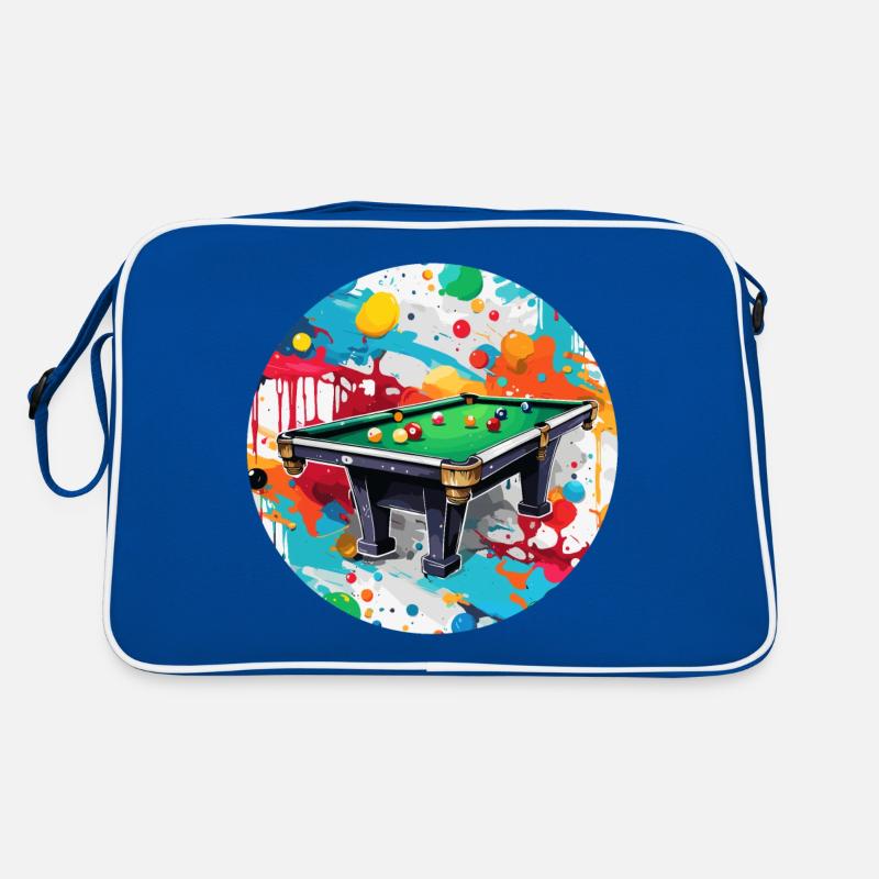 Billard / Boule de billard / 8 boules / billard / Kö Sac Retro