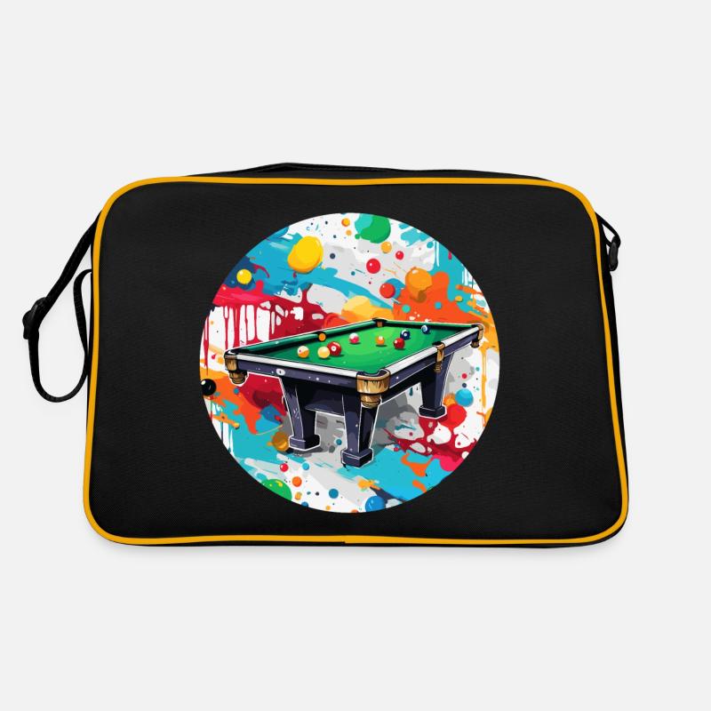 Billard / Boule de billard / 8 boules / billard / Kö Sac Retro