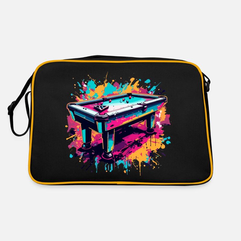 Billard / Boule de billard / 8 boules / billard / Kö Sac Retro