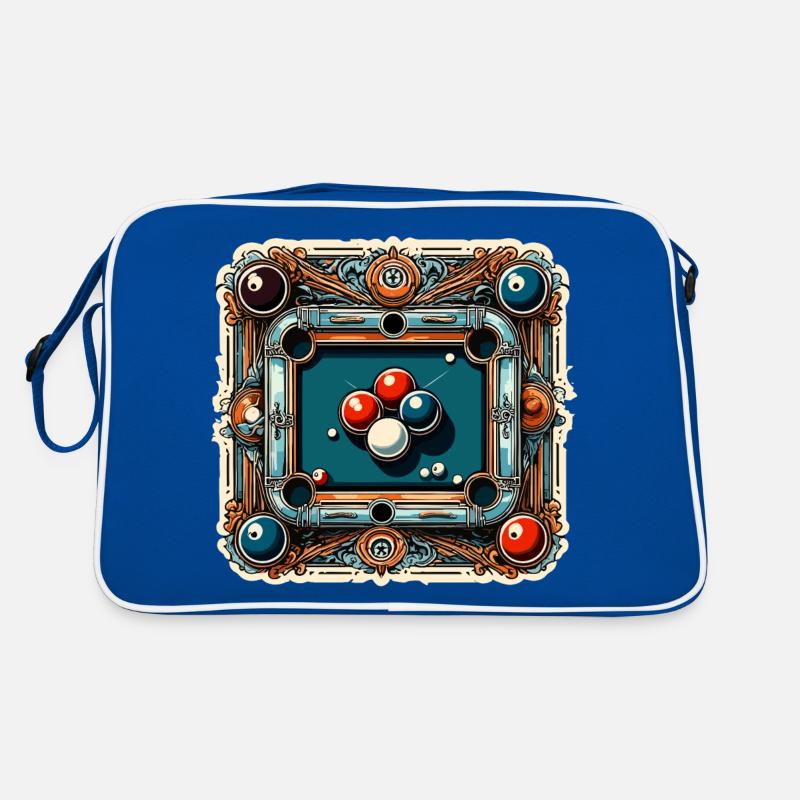 Billard / Boule de billard / 8 boules / billard / Kö Sac Retro