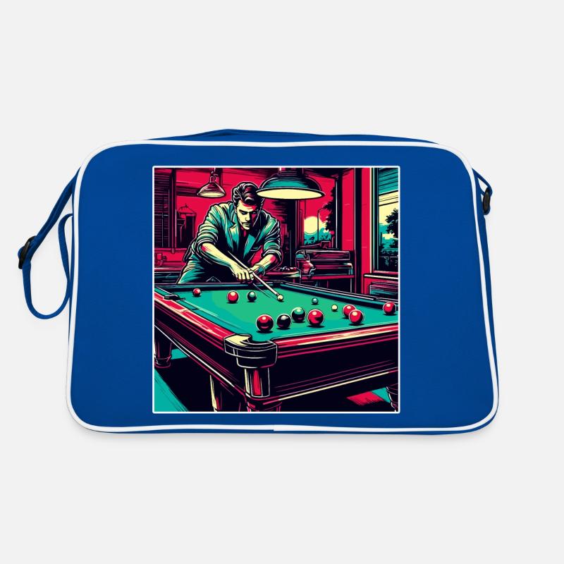 Billard / Boule de billard / 8 boules / billard / Kö Sac Retro