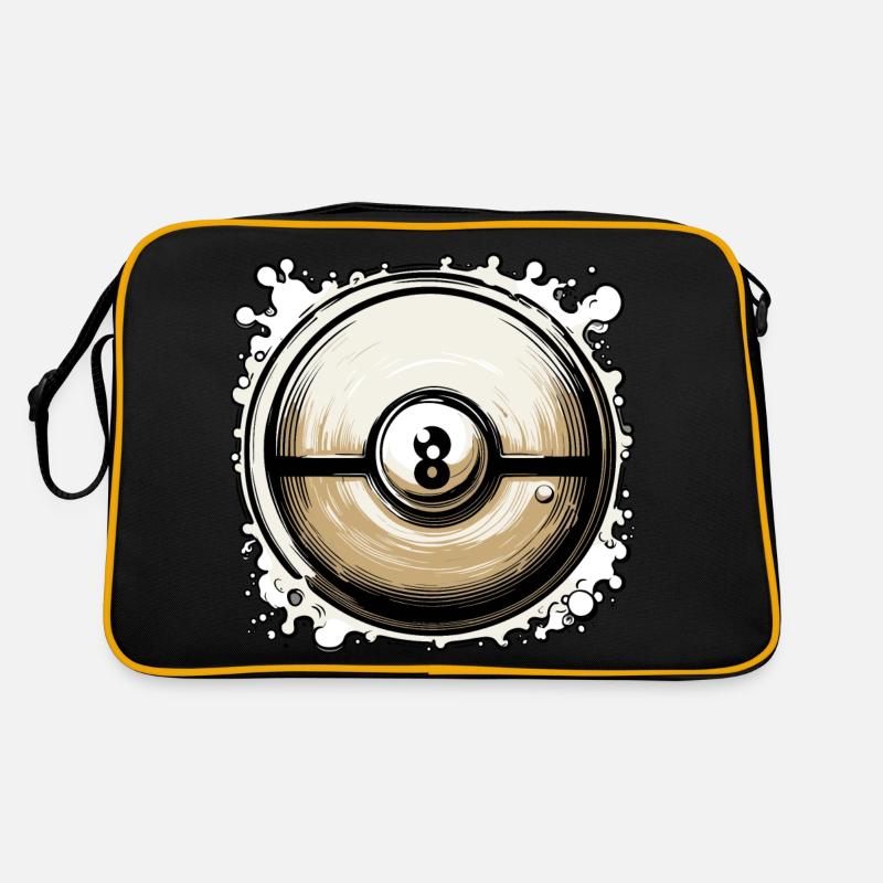 Billard / Boule de billard / 8 boules / billard / Kö Sac Retro