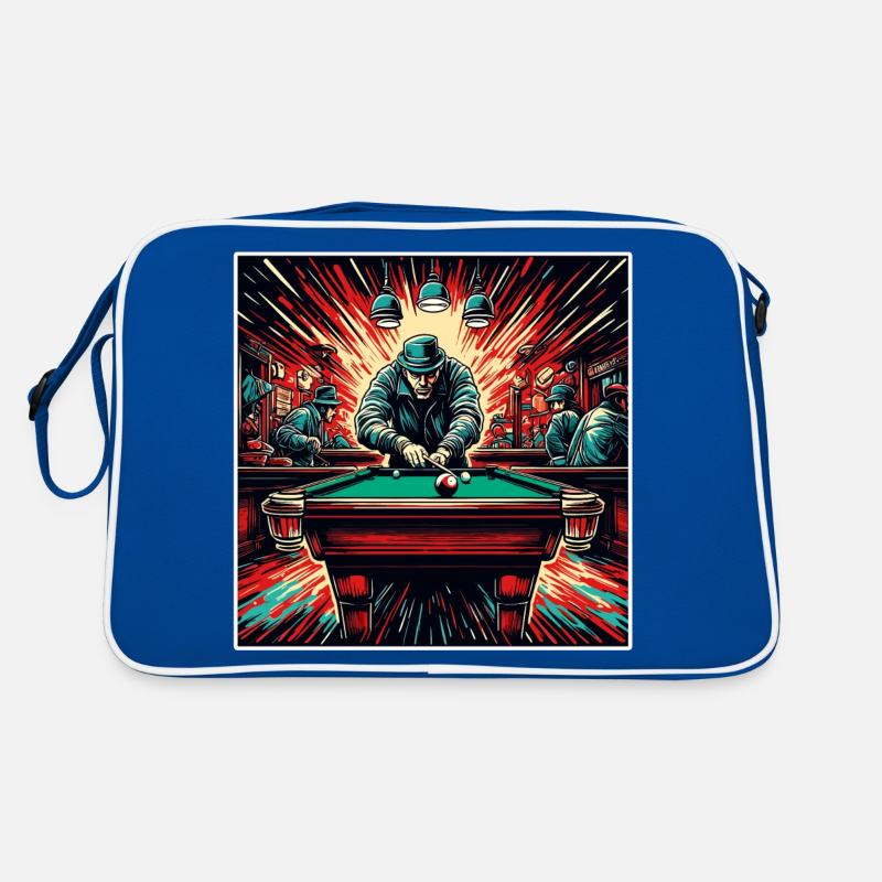 Billard / Boule de billard / 8 boules / billard / Kö Sac Retro
