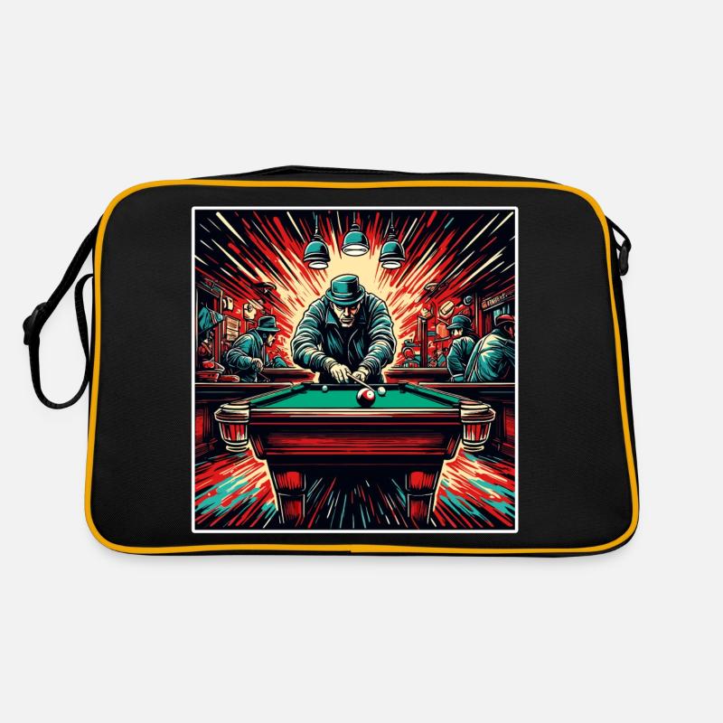 Billard / Boule de billard / 8 boules / billard / Kö Sac Retro