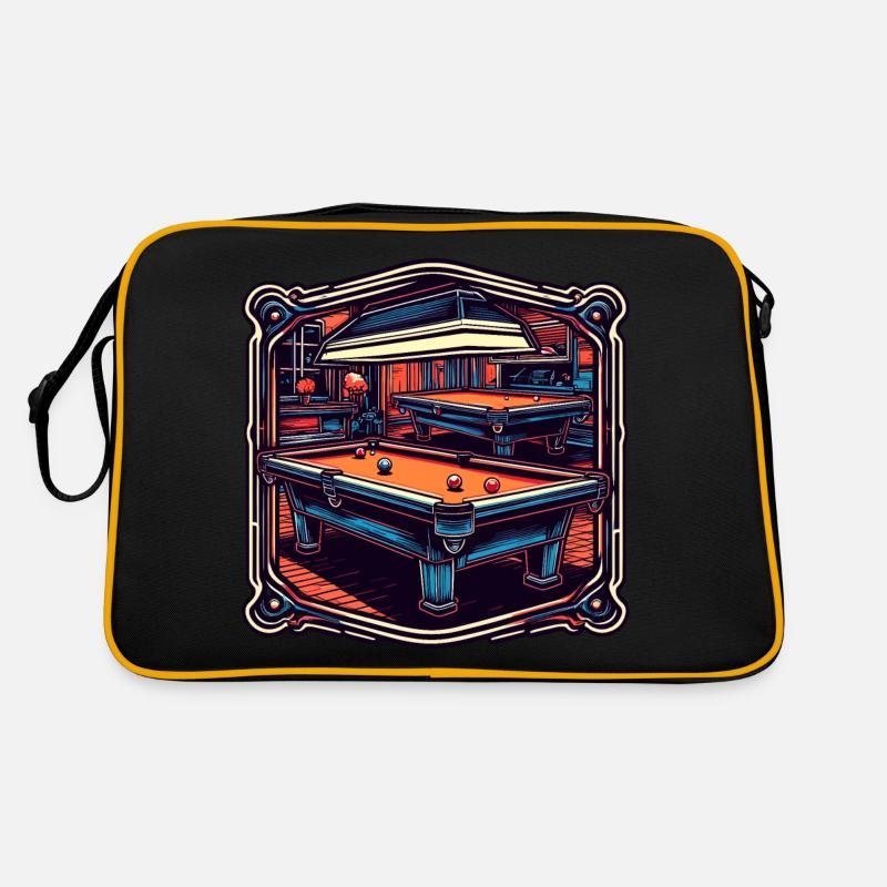 Billard / Boule de billard / 8 boules / billard / Kö Sac Retro