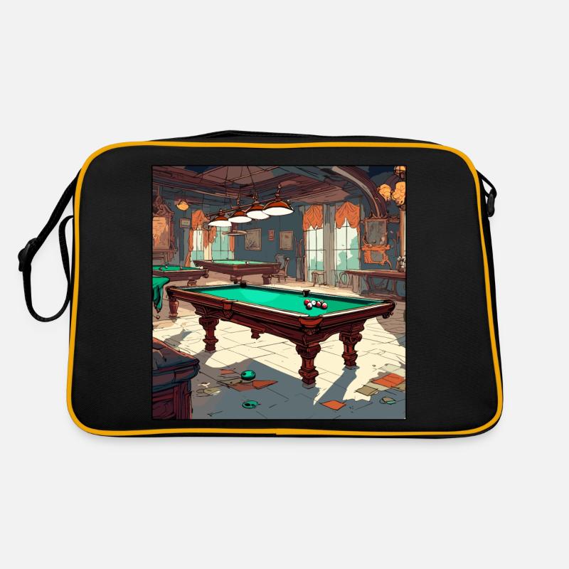 Billard / Boule de billard / 8 boules / billard / Kö Sac Retro
