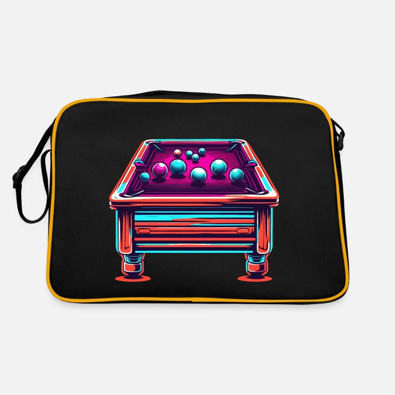 Billard / Boule de billard / 8 boules / billard / Kö Sac Retro