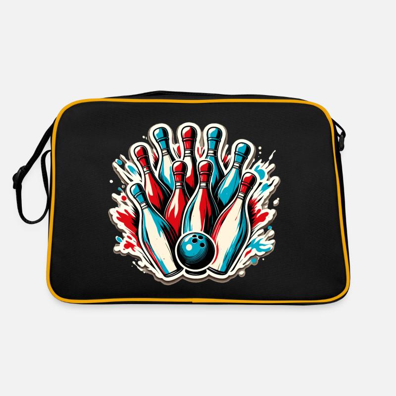 Bowling / Quilles / Bowling / Pin / Strike Sac Retro