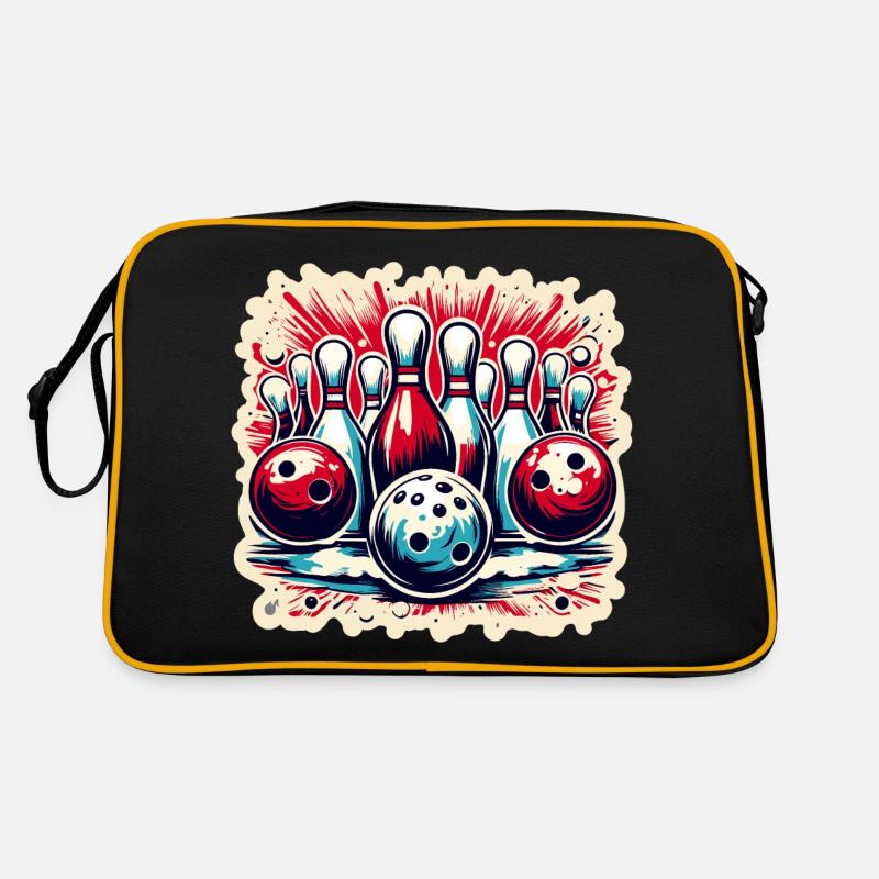 Bowling / Quilles / Bowling / Pin / Strike Sac Retro