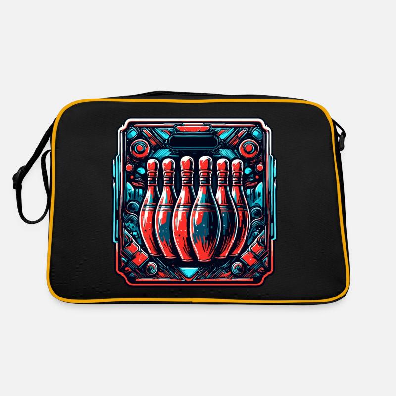 Bowling / Quilles / Bowling / Pin / Strike Sac Retro
