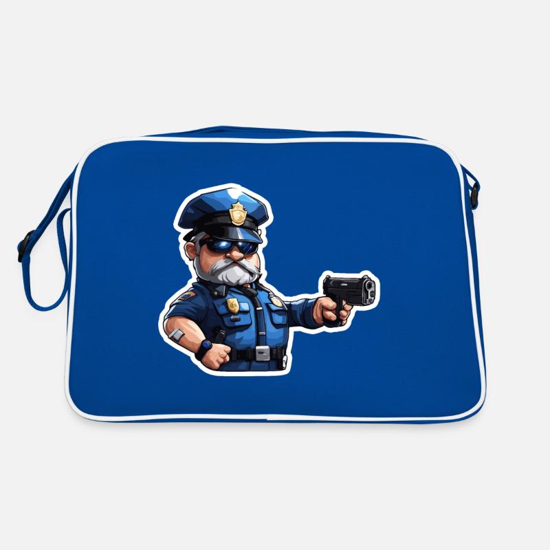 Police / Opérations / Profession / Emploi / Forces d’urgence Sac Retro