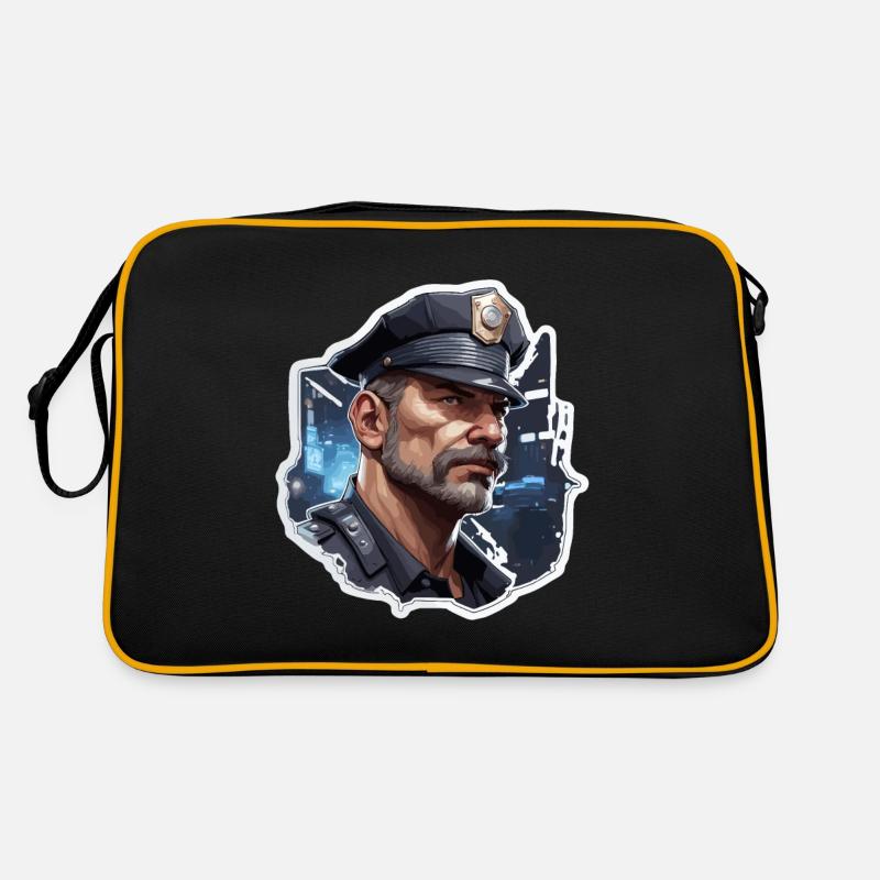 Police / Opérations / Profession / Emploi / Forces d’urgence Sac Retro