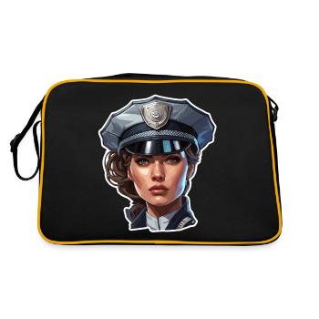 Police / Operations / Profession / Job / Emergency Forces - Retro Bag - black/gold - Back
