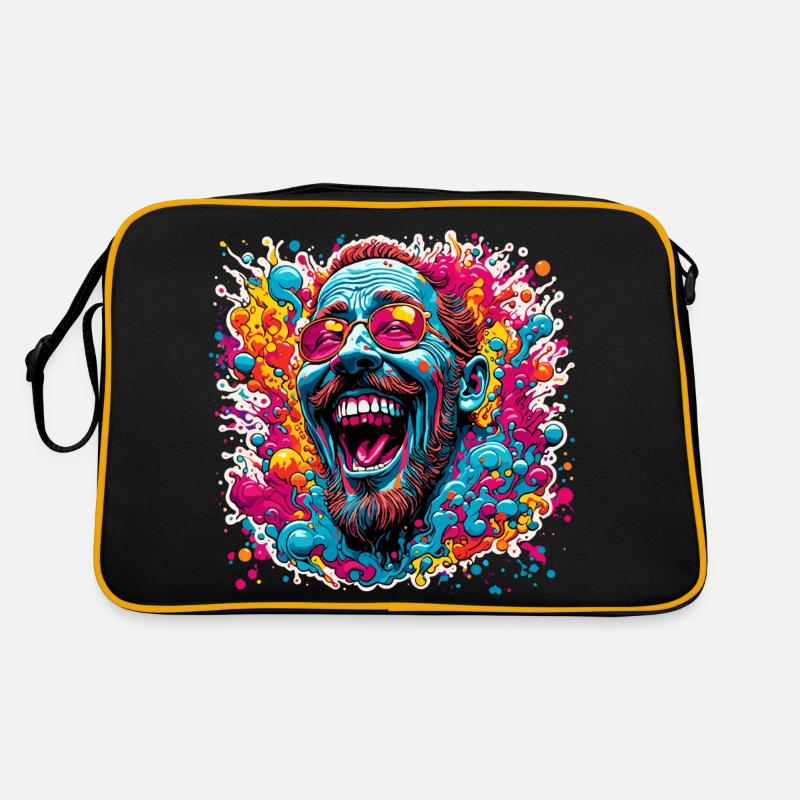 psychedelic / Goa / Hippie / Halluzination / Peace Retro Tasche
