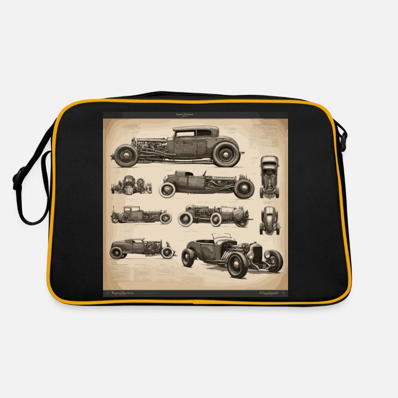 Plan / Sépia / Vintage / Rétro / Old Timer Sac Retro