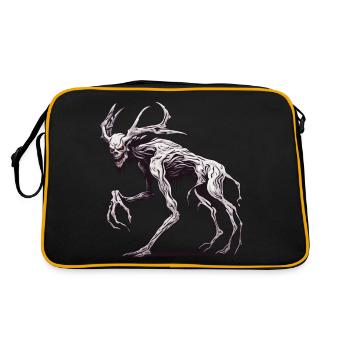 Wendigo / Evil Spirit / Possessive / Horror - Retro Bag - black/gold - Back