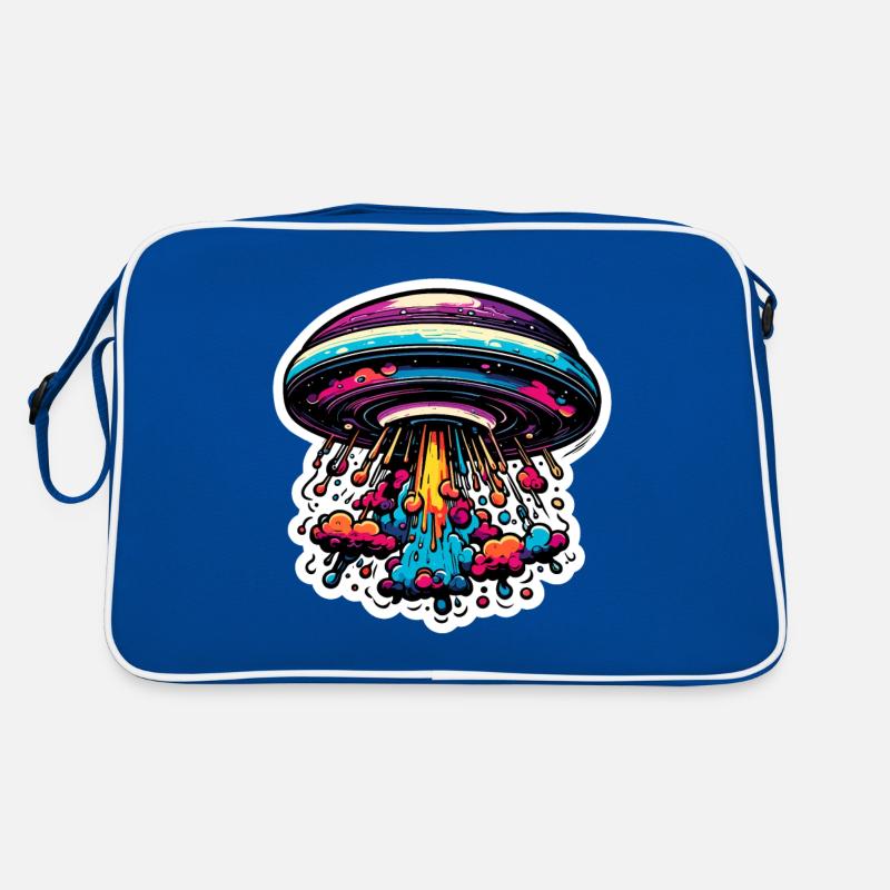 Alien / Spaceship / UFO / Area 51 / All / Mars Retro Bag