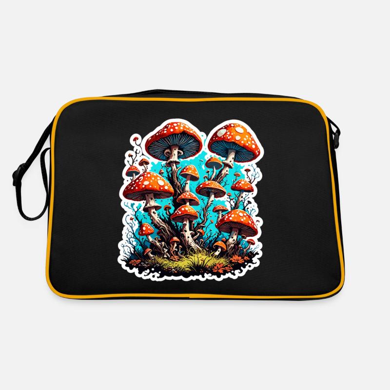 Mushroom / Mushroom / Meadow / Forest / Goa / Psy Retro Bag