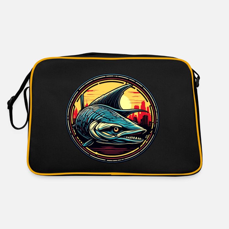 Fisch / Tier / Aquarium / Wasser / Teich / See Retro Tasche