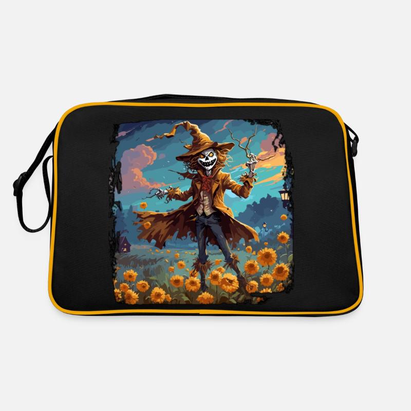 Vogelscheuche / Erntehelfer / Maisfeld / Feld Retro Tasche