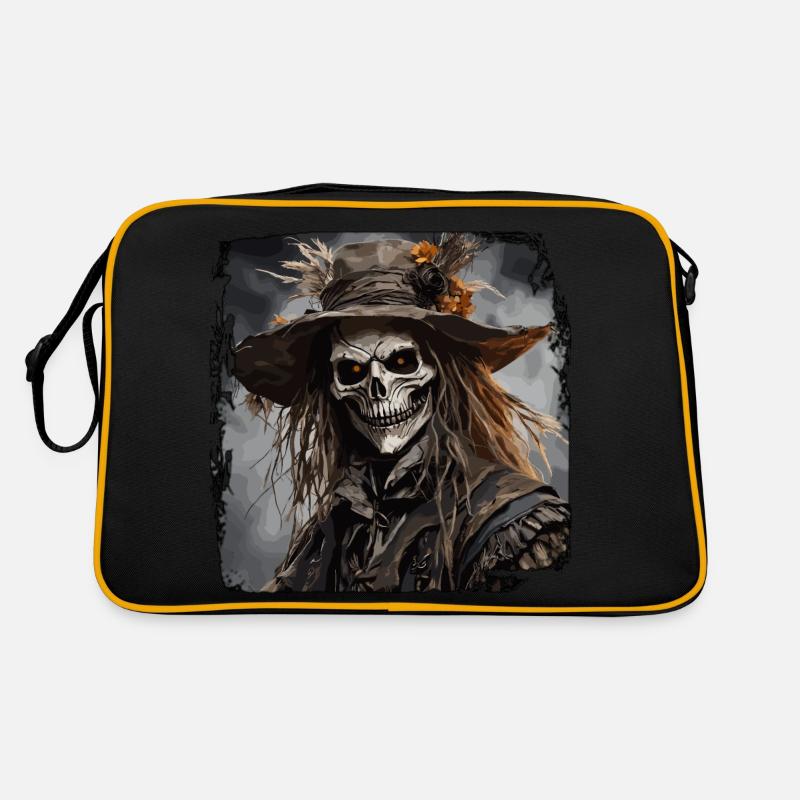 Vogelscheuche / Erntehelfer / Maisfeld / Feld Retro Tasche