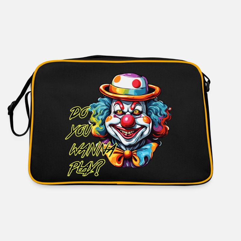 Clown / Circus / Carnival / Carnival / Playful Retro Bag