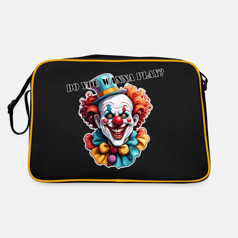 Clown / Circus / Carnival / Carnival / Playful Retro Bag