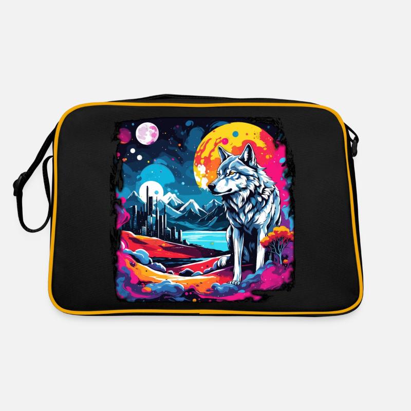 Wolf / Pack / Forest / Wild / Wildlife / Howl Retro Bag