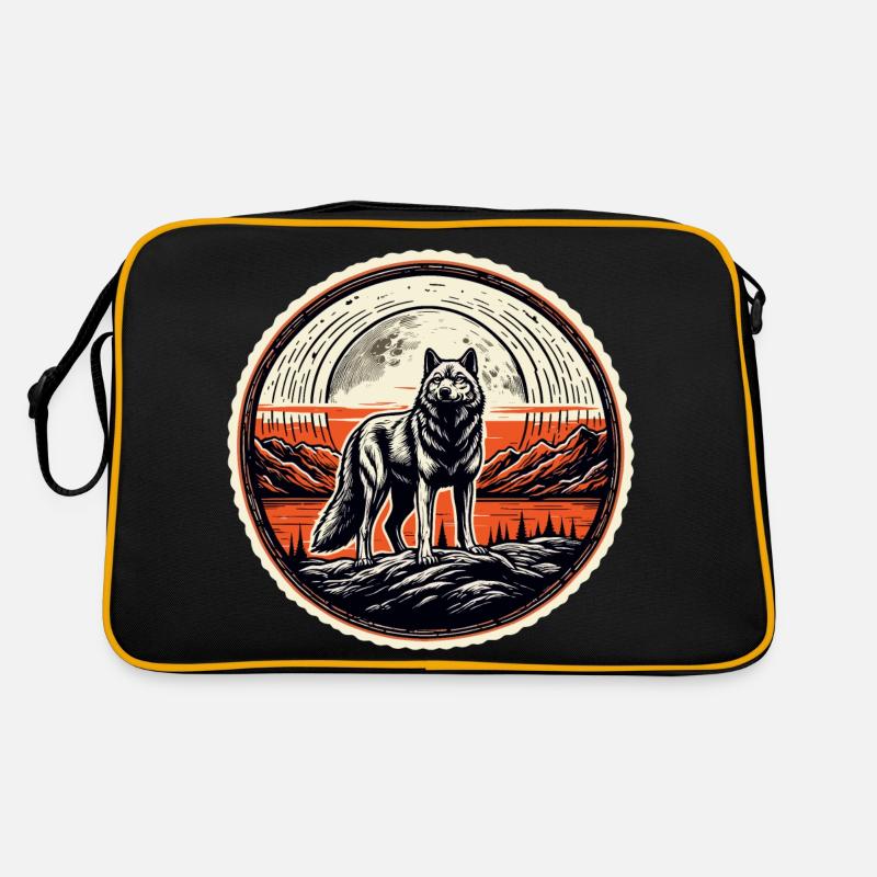 Wolf / Pack / Forest / Wild / Wildlife / Howl Retro Bag