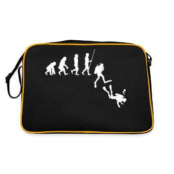 Revolution - Retro Tasche - Schwarz/Gold - Hinten