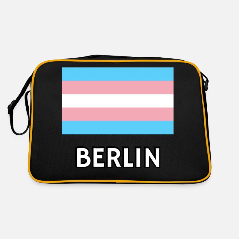 Drapeau de la Trans Pride Berlin Sac Retro