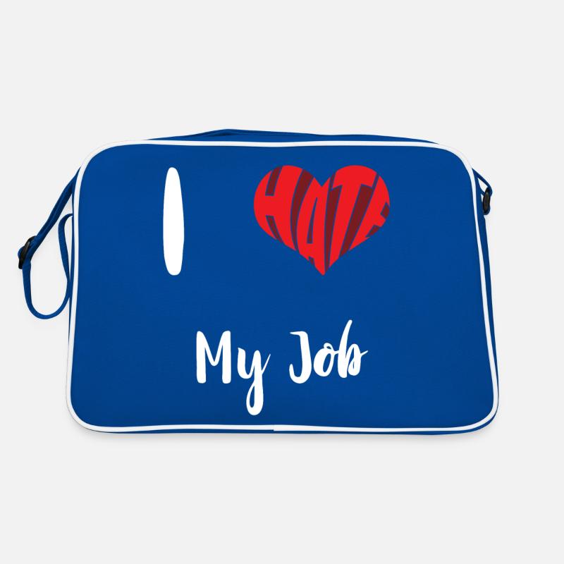 Hate My Job Stop Hate Anti Hate Retro Bag