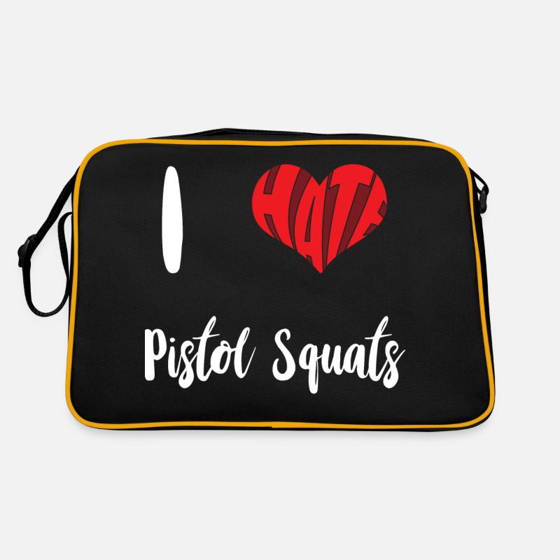 Hate Pistol Squat Stop Hate Anti Hate Retro Bag