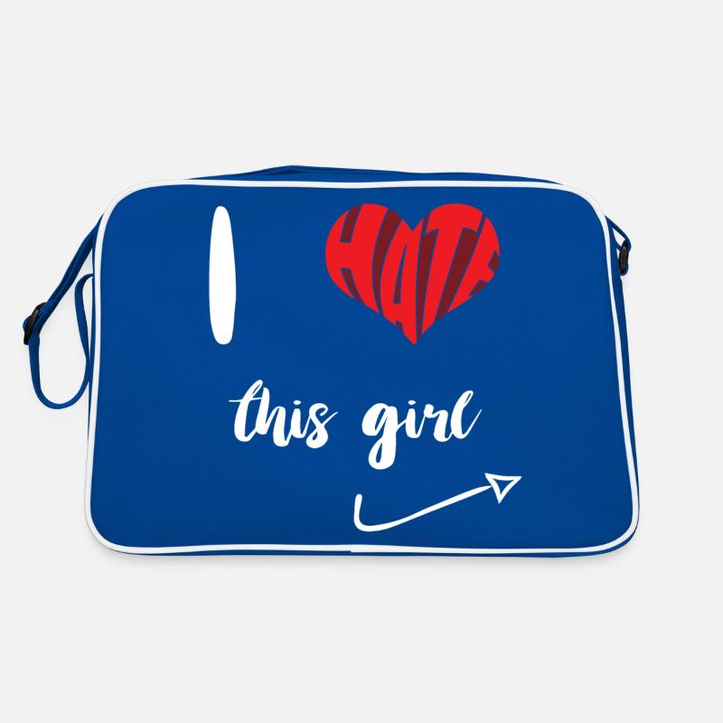 Détester cette fille Stop Hate Anti Hate Sac Retro