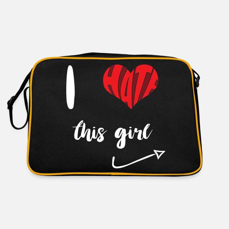 Détester cette fille Stop Hate Anti Hate Sac Retro